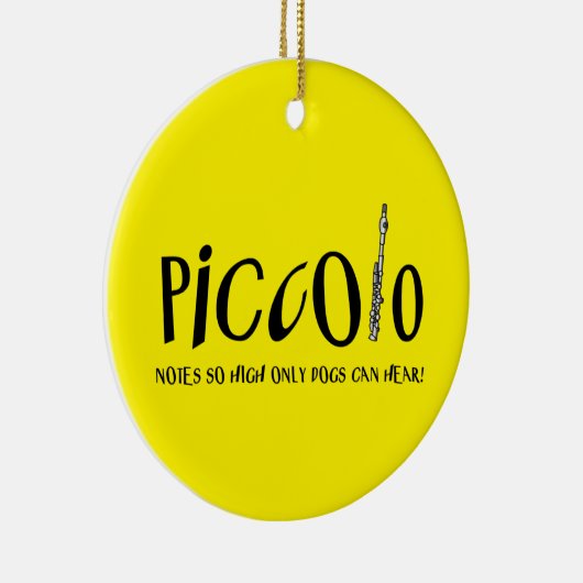 Piccolo merkt zo hoog op keramisch ornament (Rechts)