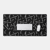 Piccolo Music Note Pattern Bureaumat (Keyboard & Muis)