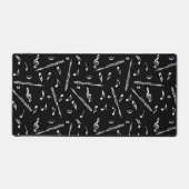 Piccolo Music Note Pattern Bureaumat (Voorkant)