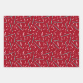 Piccolo Music Note Pattern Inpakpapier Vel (Voorkant 3)