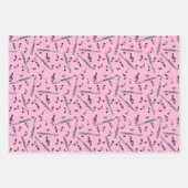 Piccolo Music Note Pattern Inpakpapier Vel (Voorkant)