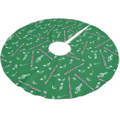 Piccolo Music Note Pattern Kerstboom Rok (Gekanteld)