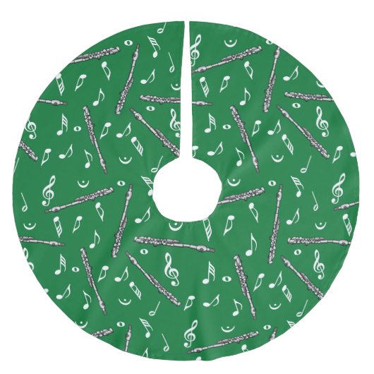 Piccolo Music Note Pattern Kerstboom Rok (Voorkant)