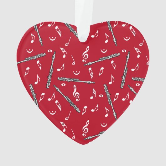 Piccolo Music Note Pattern Ornament (achterkant)