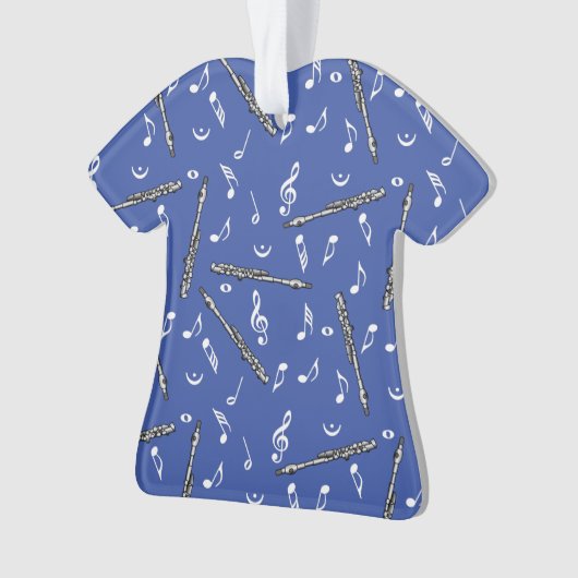 Piccolo Music Note Pattern Ornament (voorkant)