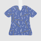Piccolo Music Note Pattern Ornament (achterkant)