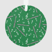 Piccolo Music Note Pattern Ornament (achterkant)