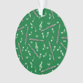 Piccolo Music Note Pattern Ornament (voorkant)