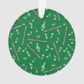 Piccolo Music Note Pattern Ornament (voorkant)