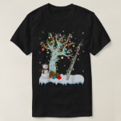 Piccolo Music Xmas Tree Lighting Santa Hat Piccolo T-shirt (Design voorkant)