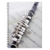 Piccolo op een score notitieboek (Voorkant)