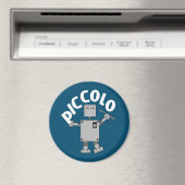 Piccolo Robot Tekst Magneet (Insitu (Vaatwasser))