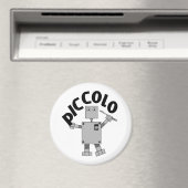 Piccolo Robot Tekst Magneet (Insitu (Vaatwasser))