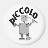 Piccolo Robot Tekst Magneet (Voorkant)