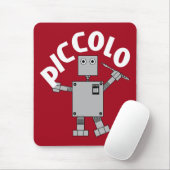 Piccolo Robot Tekst Muismat (Met muis)