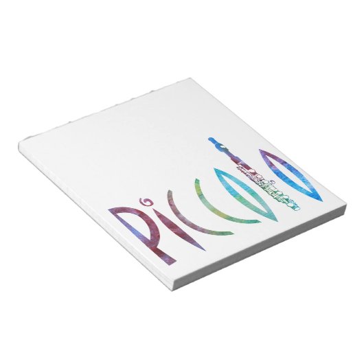 Piccolo-script Notitieblok (Schuin)