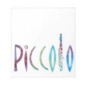 Piccolo-script Notitieblok (Voorkant)