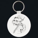 Piccolo Sleutelhanger<br><div class="desc">Muziekmakers vieren het! Ik kondig de wereld trots aan,  ik speel de Piccolo!</div>