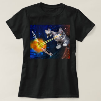 Piccolo vs. laserkatten t-shirt