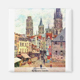 Picerie Rouen van Pissarro Camille Magneet