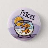 Picese sterrenbeeld vis zodiac ster ronde button 5,7 cm (Voorkant)