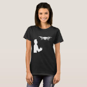 Picet voor drinken t-shirt (Voorkant volledig)