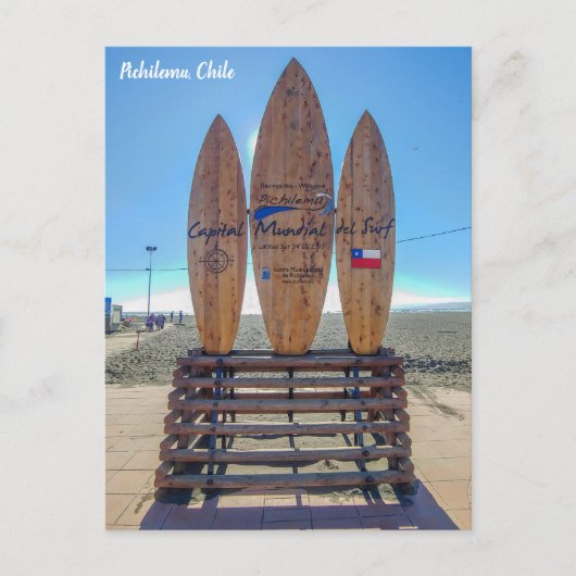 Pichilemu, Chili Briefkaart (Voorkant)