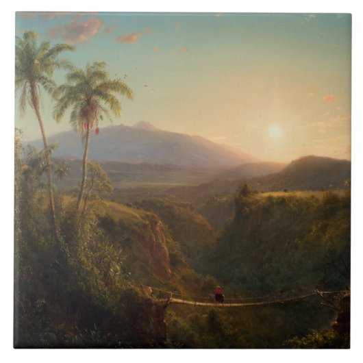 Pichincha Frederic Edwin Church Tegeltje (Voorkant)