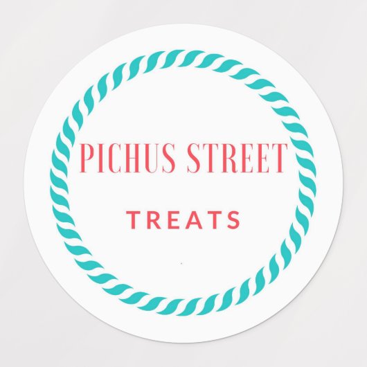 Pichus Street trakteert op labels (Design 1)