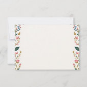 Pichwai Indian Elegant Wedding RSVP Kaartje (Achterkant)