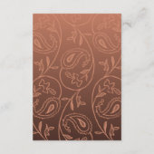 Pichwai Inspired Indian Wedding Enclosure Card Informatiekaartje (Achterkant)