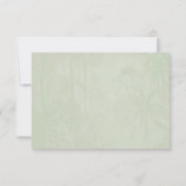 Pichwai Reactie Kaart of Indiase bruiloft RSVP kaa (Achterkant)