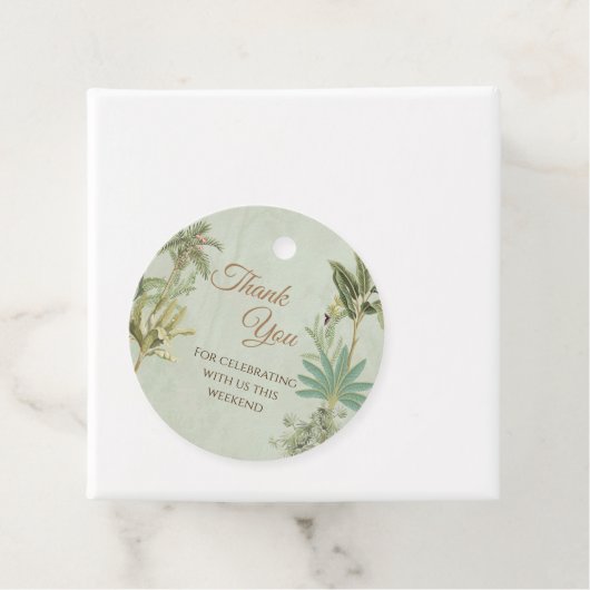 Pichwai thema Indiase bruiloft dank u label (In situ)