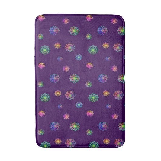 Pick a Posy Custom Background Badmat (Voorkant Verticaal)