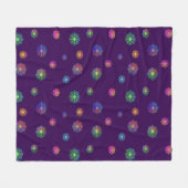 Pick a Posy Custom Background  Fleece Deken (Voorkant (Horizontaal))