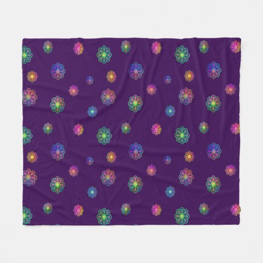 Pick a Posy Custom Background  Fleece Deken (Voorkant (Horizontaal))