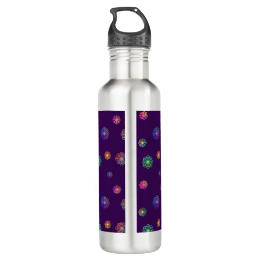 Pick a Posy Custom Background  Waterfles (Achterkant)