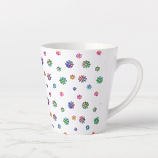 Pick a Posy Latte Mok (Rechts)