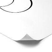 Pick a Seat Not a Side Wedding Ceremony Sign  Poster (Hoek)