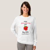 Pick aardbeien Day - 20th T-Shirt mei (Voorkant volledig)