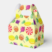 Pick en Mix Snoep Yellow Pattern Bedankdoosjes (Achterkant)