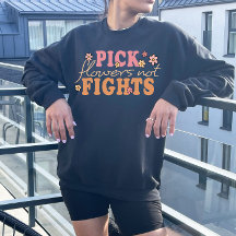 Pick Flowers not Fights, Retro Boho