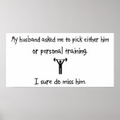 Pick Husband of persoonlijke training Poster (Voorkant)