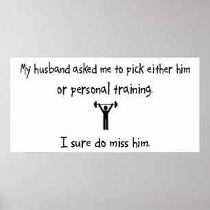 Pick Husband of persoonlijke training Poster