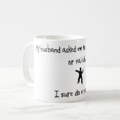 Pick Husband of Tai Chi Koffiemok (Voorkant links)