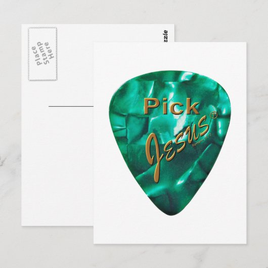 Pick Jesus Briefkaart (Voorkant / Achterkant)