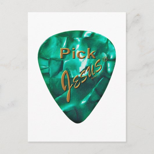 Pick Jesus Briefkaart (Voorkant)