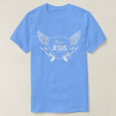 Pick Jesus Christelijke Church Band Guitarist Guit T-shirt (Design voorkant)