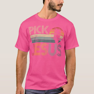 Pick Jesus Religieuze Musicus Idea Guitar Worship T-shirt