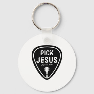 Pick Jesus T Shirt Romeinen 10_13 Christelijke git Sleutelhanger